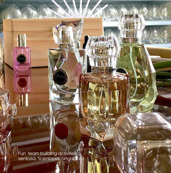 perfume bottles at scentopia sentosa singapore