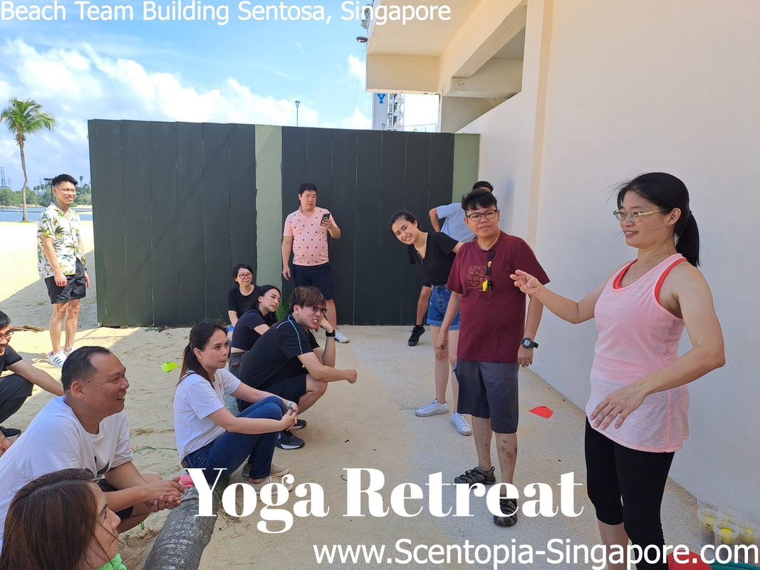 corporate employee at Yoga Retreat team building