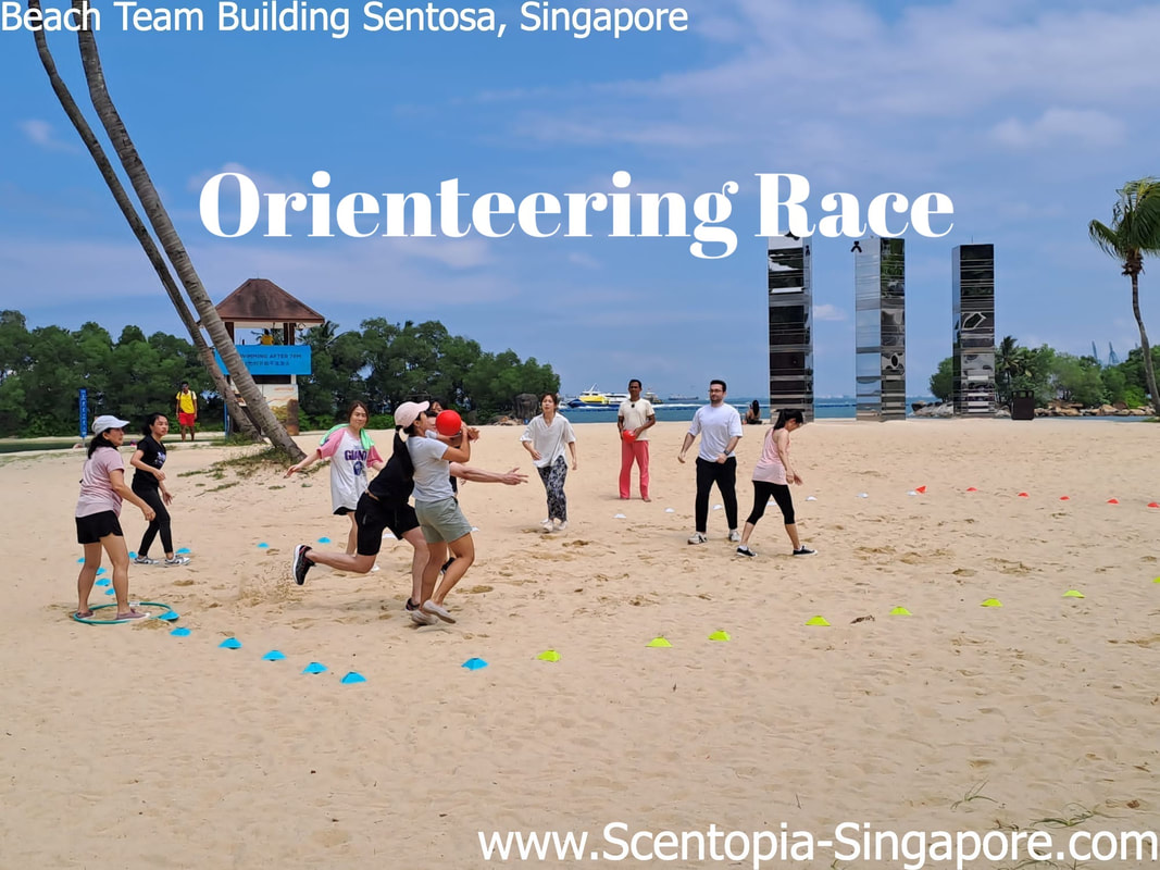 corporate employee at Orienteering Race team building