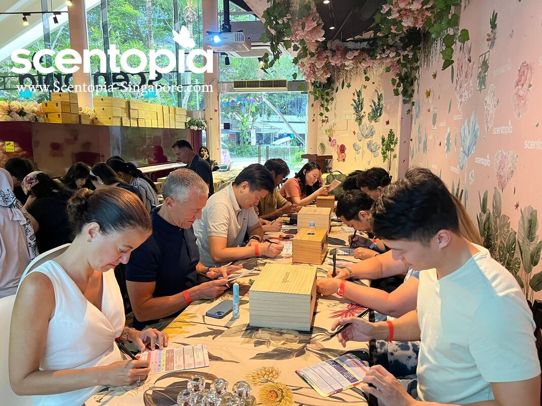 Scentopia Singapore: About perfume workshop with orchids