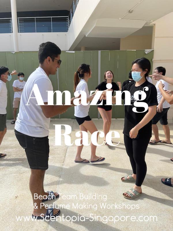corporate employee at Amazing Race team building