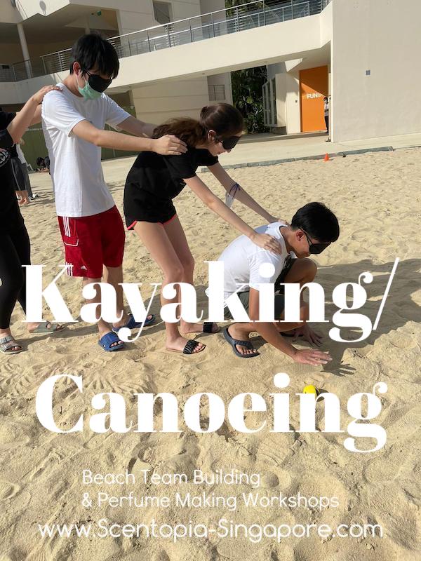 corporate employee at Kayaking/Canoeing team building