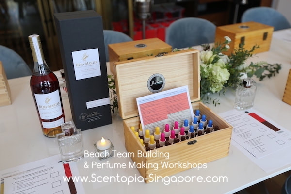wine and perfume kit for bridal shower party