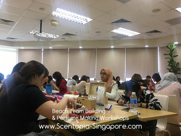 best team building activity singapore aromatherapy
