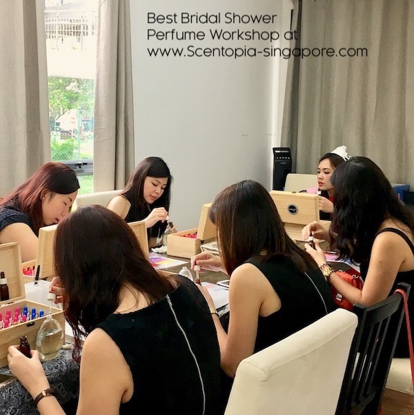 bridal shower conducted at scentopia sentosa singapore