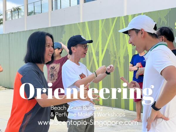 corporate employee at Orienteering team building
