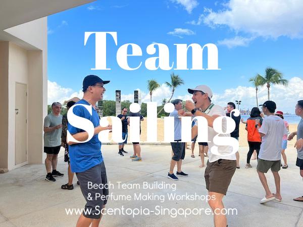 corporate employee at Team Sailing team building