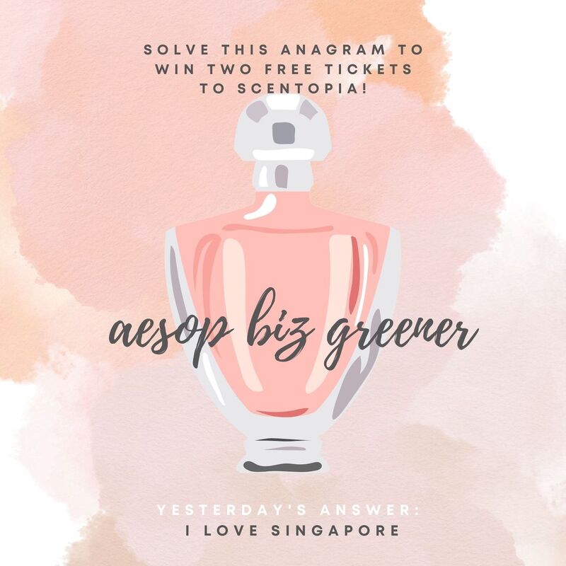 I love Singapore is the result for yesterday scented anagram