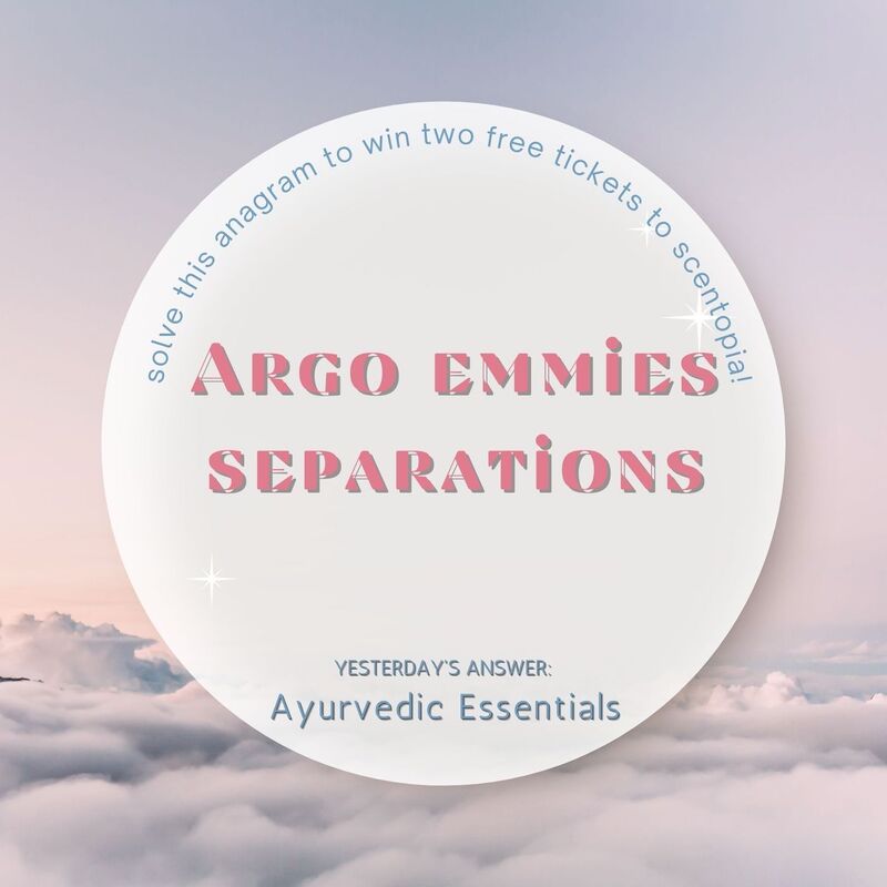 Ayurvedic Essentials is the result for yesterday scented anagram