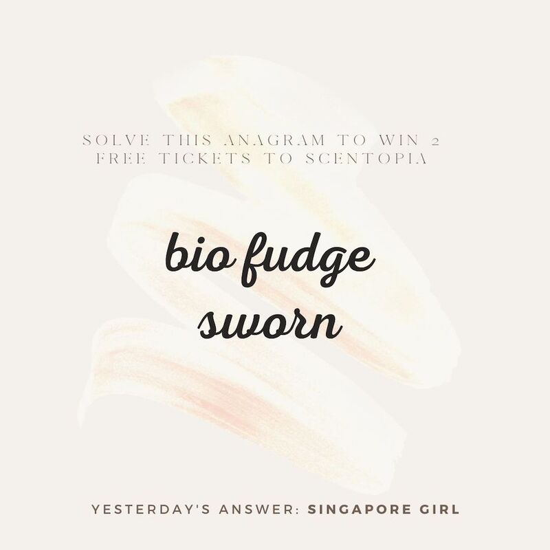 Singapore Girl is the result for yesterday scented anagram