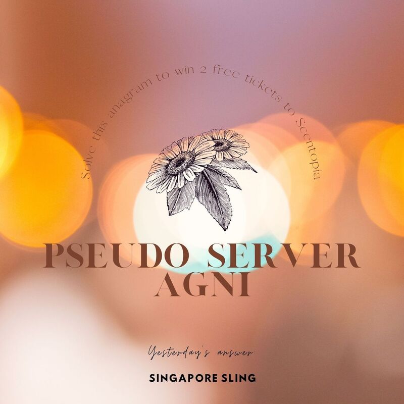 Singapore Sling is the result for yesterday scented anagram
