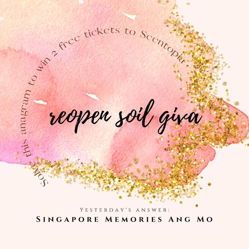 Singapore Memories Ang Mo is the result for yesterday scented anagram