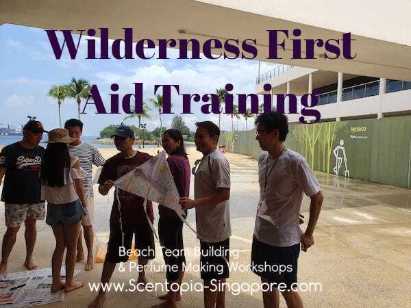 corporate employee at Wilderness First Aid Training team building