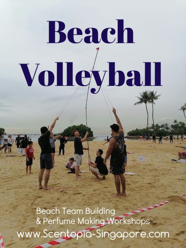 corporate employee at Beach Volleyball team building