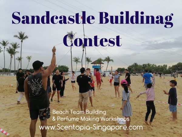 corporate employee at Sandcastle Building Contest team building