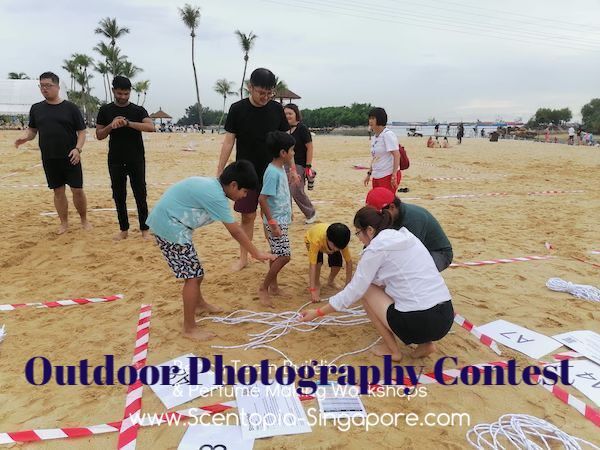 corporate employee at Outdoor Photography Contest team building