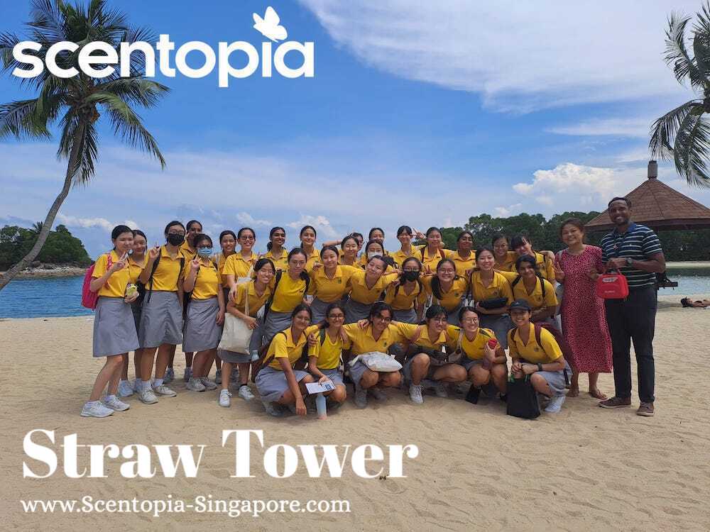 straw tower team building game singapore