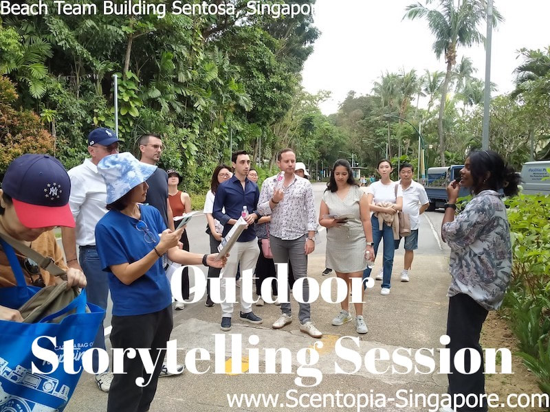 happy team at Outdoor Storytelling Session