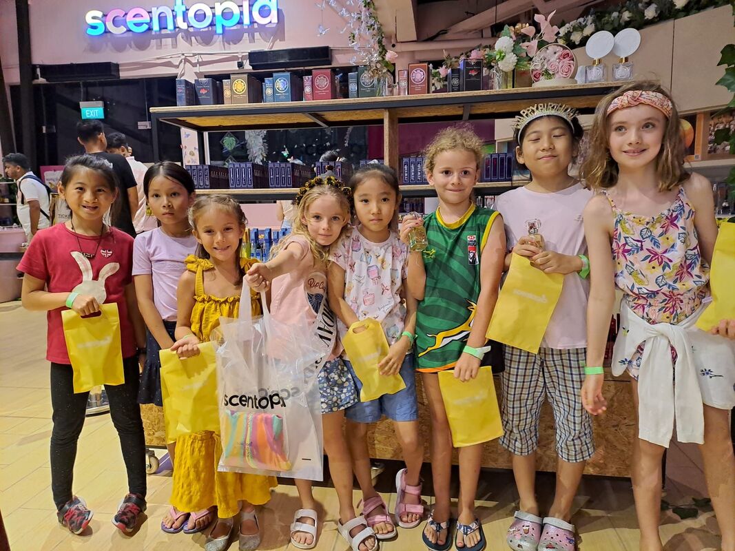 birthday party for children at scentopia