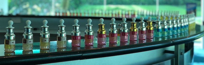 38ml Scentopia perfume bar for dinner and dance events
