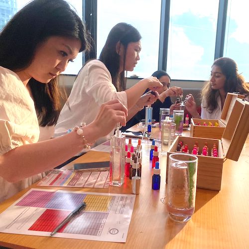 corporate event about perfume making workshop