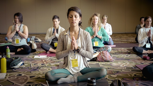 yoga lady Improving focus, memory
