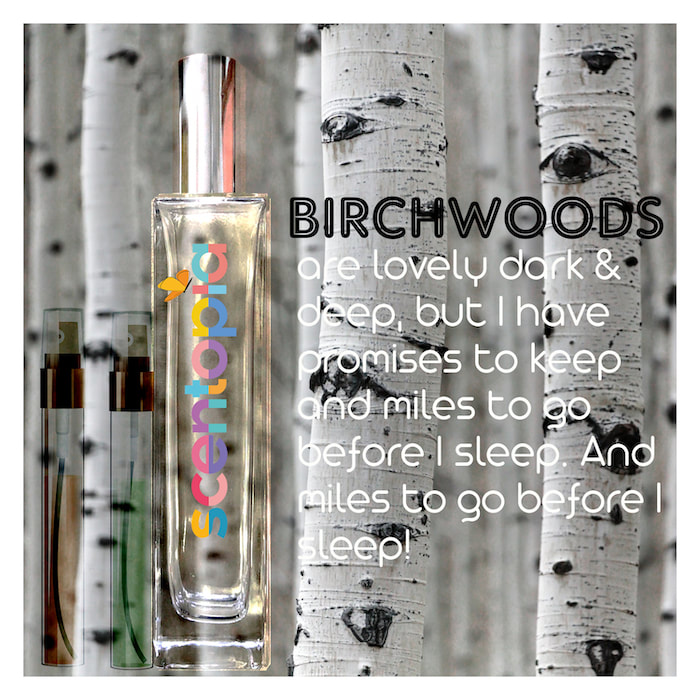 birchwoods are lovely dark and deep