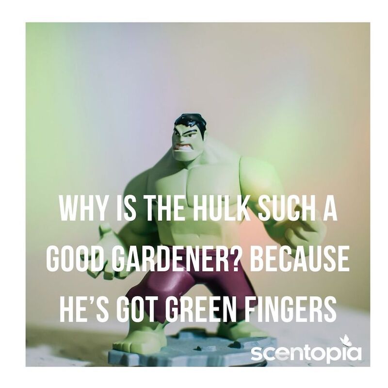 hulk has green finger