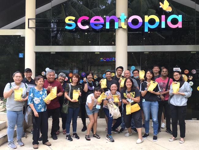 corporate perfume making event at scentopia