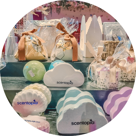 Retail product soap salt at scentopia