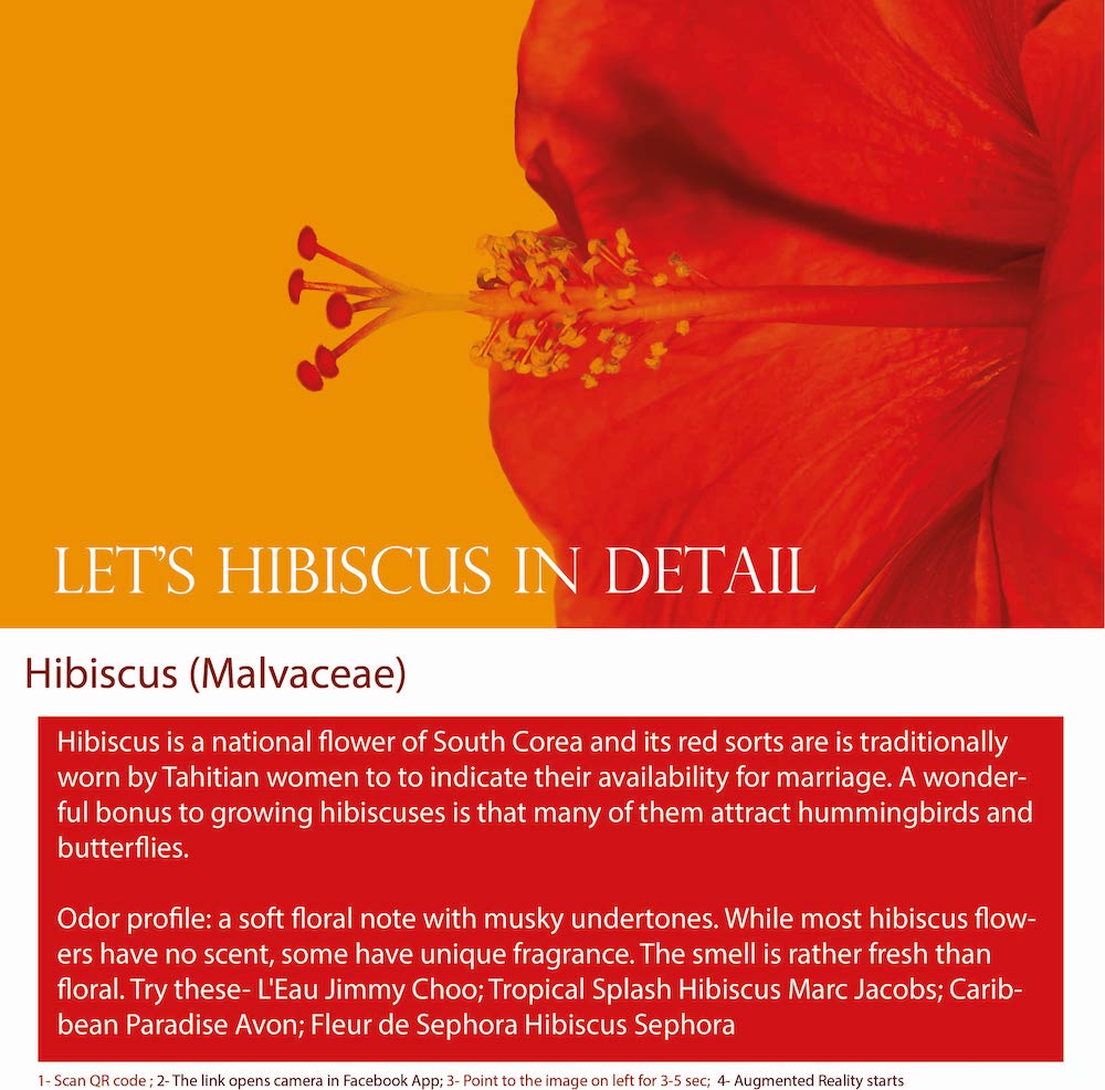 Hibiscus Fresh Perfume Material Bottle