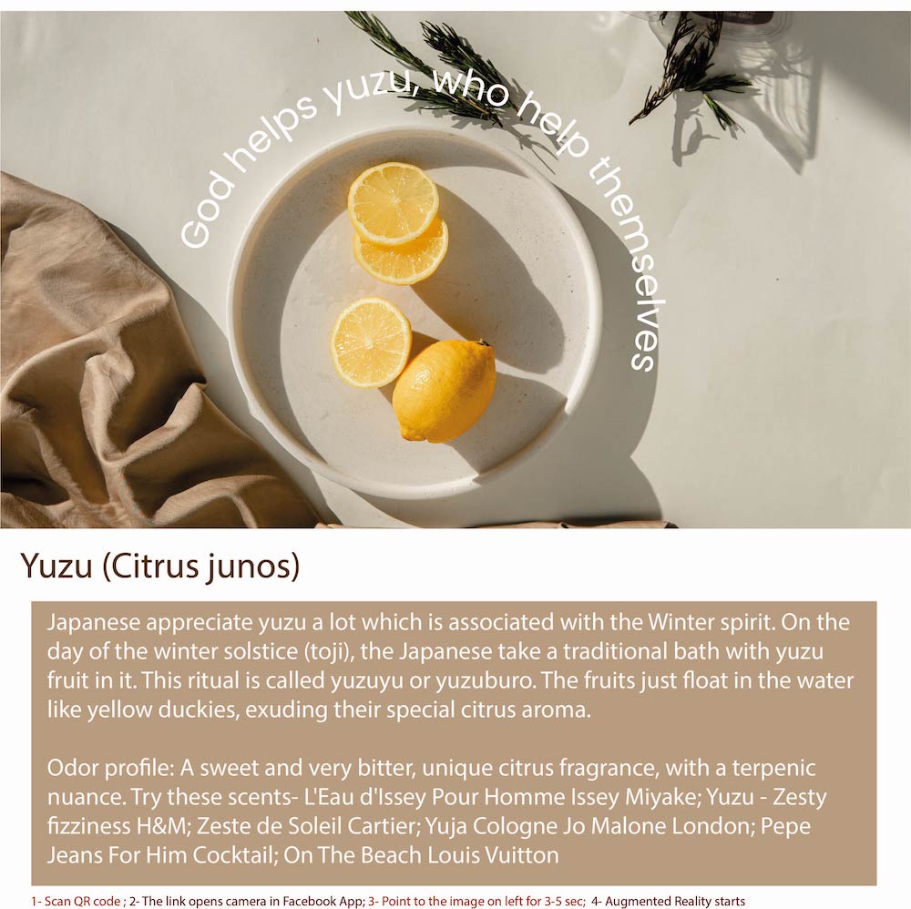 Citrus Perfume - Yuzu Ingredient Bottle