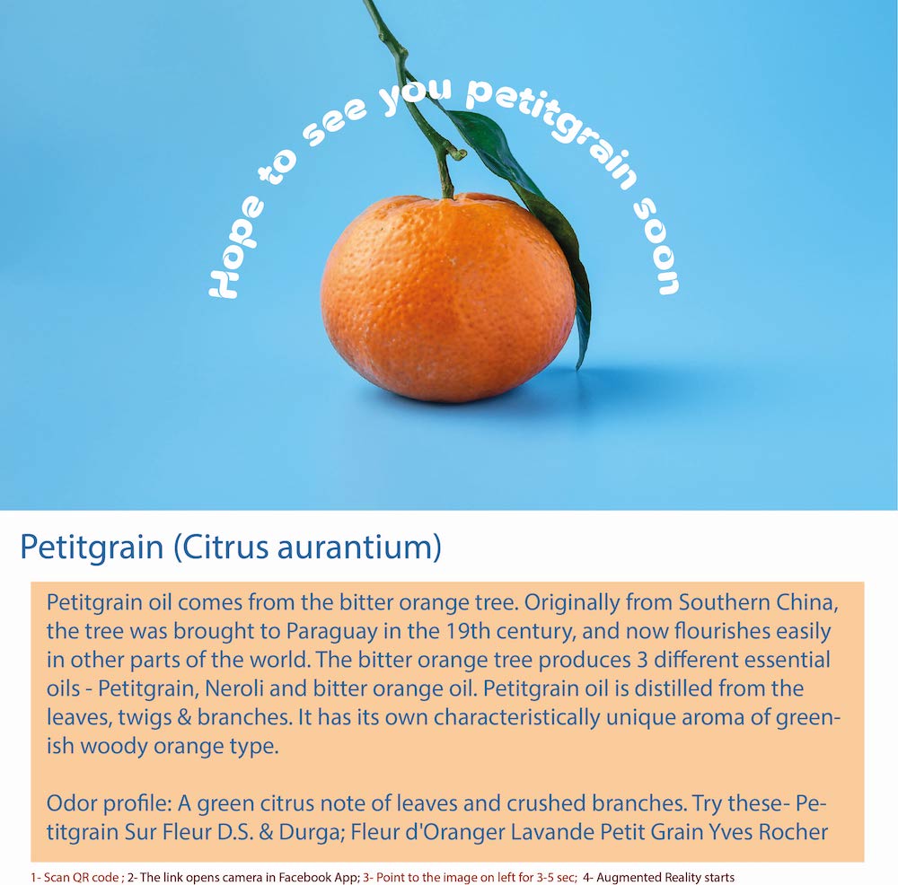 Citrus Perfume - Petitgrain Fragrance Bottle