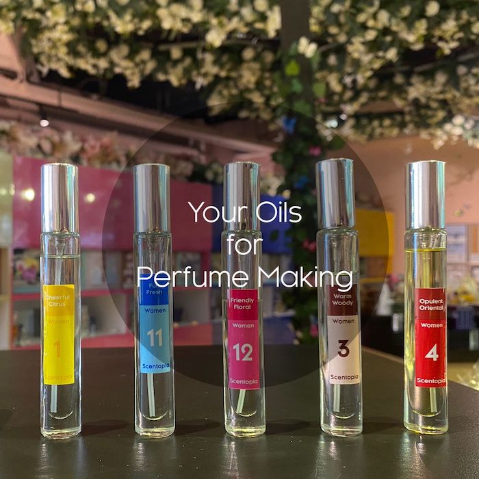 your oils for perfume making with singapore orchids